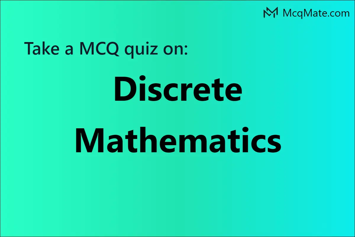 Discrete Mathematics Online Practice Test